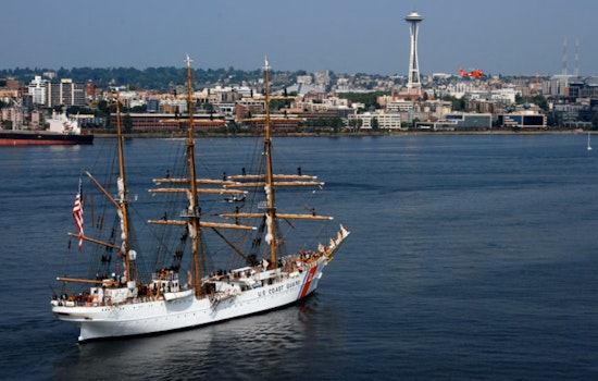 U.S. Coast Guard's Historic 'America's Tall Ship' Opens to Public in Seattle