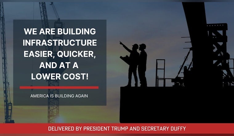 U.S. Transportation Sec. Sean P. Duffy Announces $488 Million Infrastructure Boost Under BUILD Program