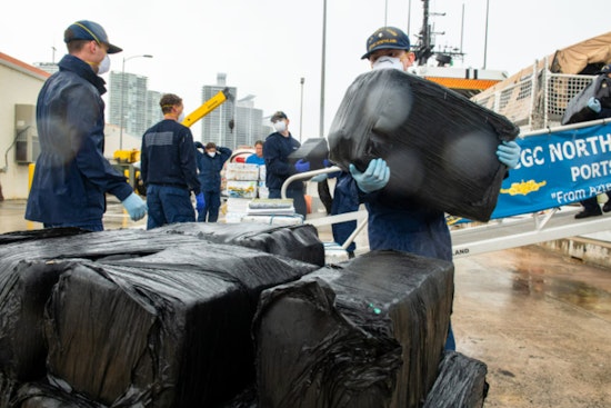 USCGC Northland Offloads $20.1 Million in Seized Drugs at Miami Beach Following Successful Caribbean Operations