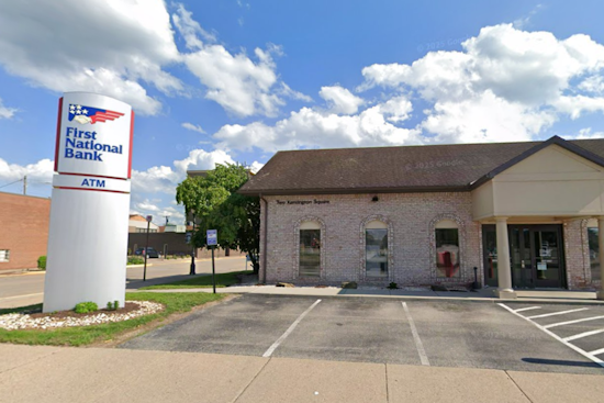 Vehicle Crashes into First National Bank in New Kensington, Injuring Two