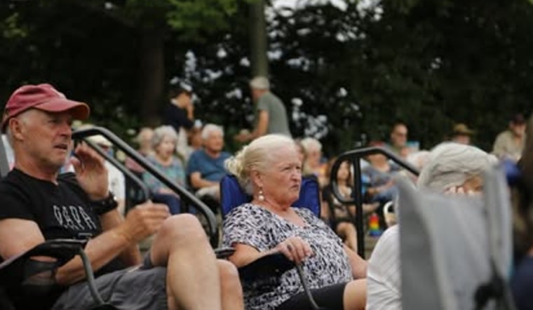 Veterans' Memorial Amphitheater Hosts Open Mic Night Under the Stars