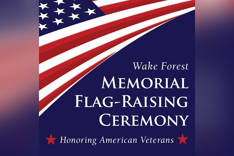 Wake Forest Honors Late US Marine Corps Veteran Terry Shackelton in August Flag-Raising Ceremony