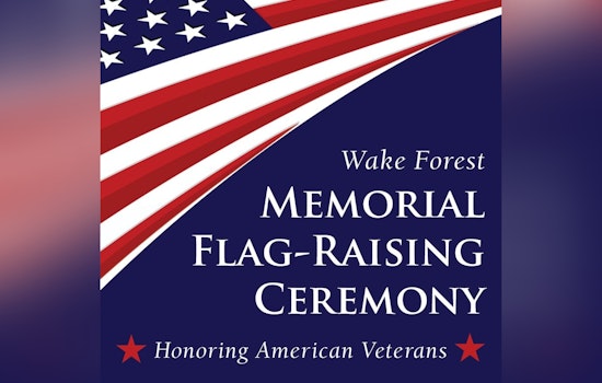 Wake Forest Honors Late US Marine Corps Veteran Terry Shackelton in August Flag-Raising Ceremony