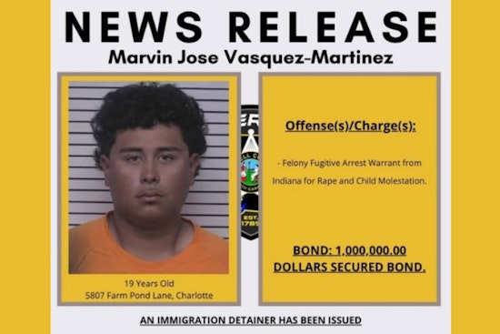 Wanted Indiana Man Arrested in Iredell County on Rape and Child Molestation Charges, Held on $1 Million Bond with ICE Detainer