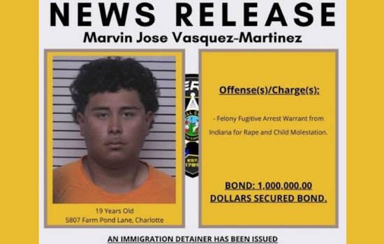 Wanted Indiana Man Arrested in Iredell County on Rape and Child Molestation Charges, Held on $1 Million Bond with ICE Detainer