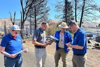 Wasco County Teams Up with Emergency and SBA Officials to Assess Rowena Wildfire Damage for Federal Aid