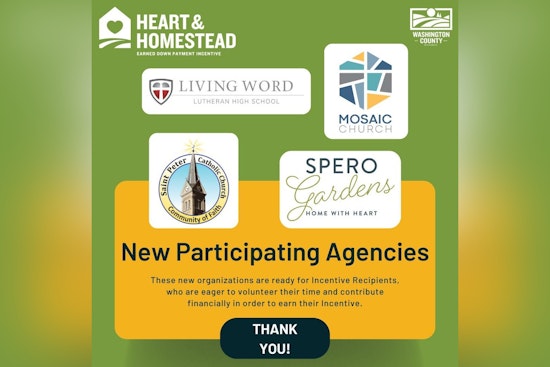 Washington County Fosters Homeownership through Innovative Earned Down Payment Program with Local Institutions