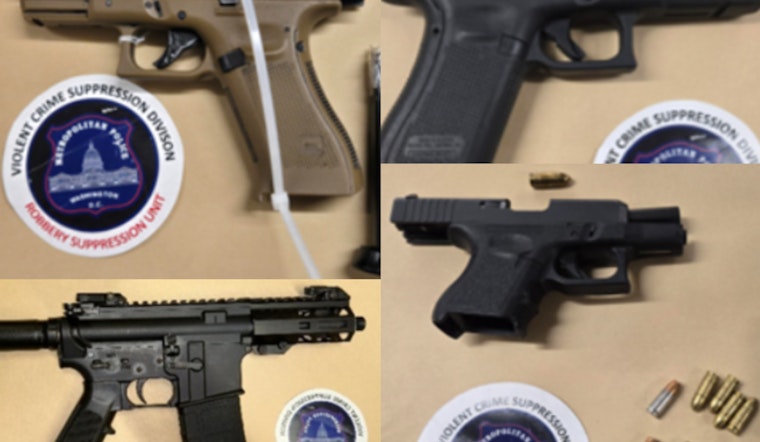 Washington D.C. Metropolitan Police Recover 49 Firearms in Week-Long Operation to Combat Gun Violence