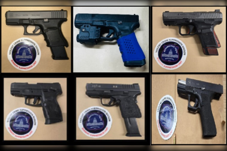 Washington D.C. Metropolitan Police Seize 70 Firearms in a Week, Multiple Arrests Made Including Juveniles