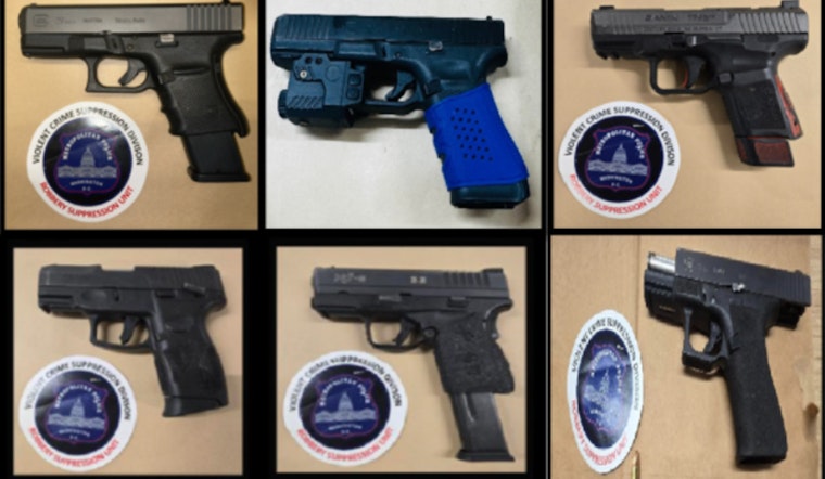 Washington D.C. Metropolitan Police Seize 70 Firearms in a Week, Multiple Arrests Made Including Juveniles