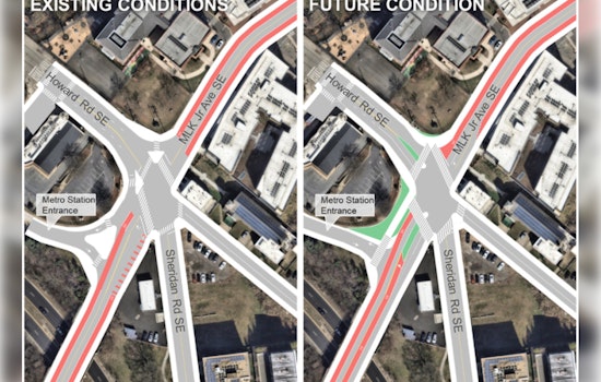 Washington DC's Howard Road and MLK Jr. Ave Intersection Overhaul Begins: Safer, Greener, More Efficient Commute in the Making