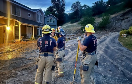 Water Line Break Triggers Mudslide in Holladay, Forcing Evacuation of Multiple Homes Near I-215