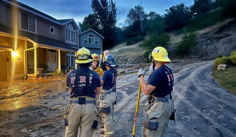 Water Line Break Triggers Mudslide in Holladay, Forcing Evacuation of Multiple Homes Near I-215