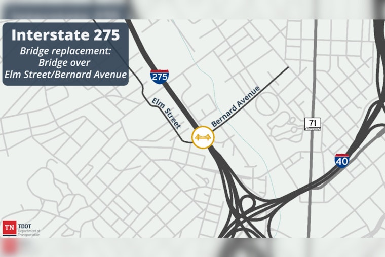 Weekend Closure of I-275 in Knox County for Bridge Construction, Drivers Urged to Use Alternate Routes