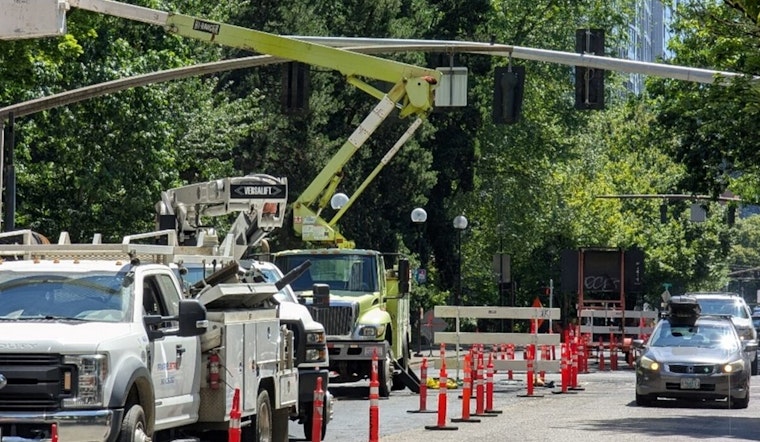 Weekend Road Closure Scheduled for SW Fourth Avenue in Portland Due to Paving Work