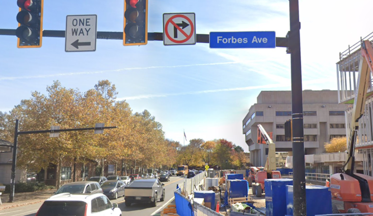 Weekend Road Work on Forbes Avenue in Oakland to Impact Traffic for