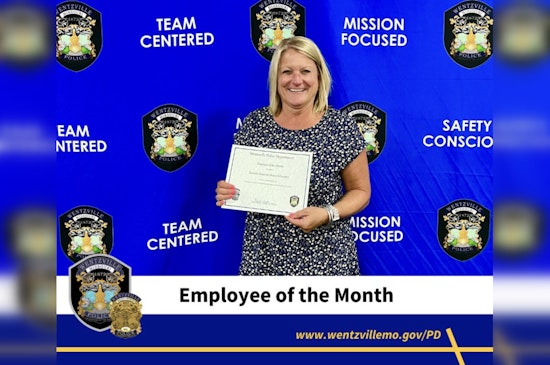 Wentzville Police Department Honors Unsung Hero Stacey Schweppe as Employee of the Month
