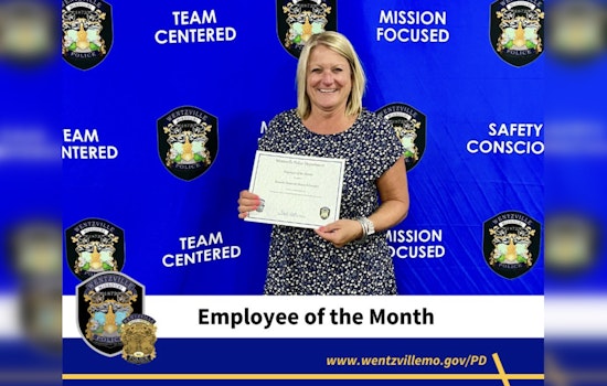Wentzville Police Department Honors Unsung Hero Stacey Schweppe as Employee of the Month