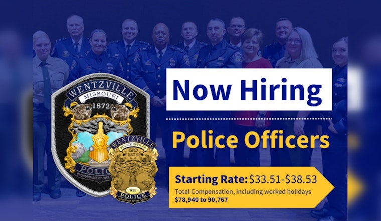 Wentzville Police Department Seeks Experienced Officers Offering Competitive Pay and Benefits