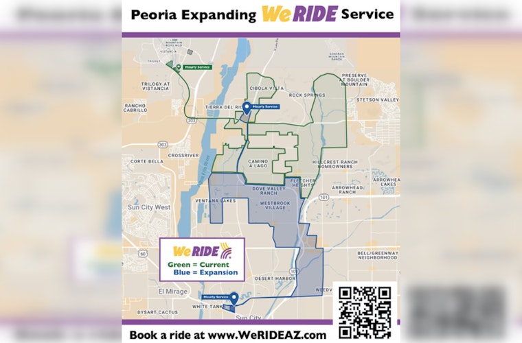 WeRIDE Microtransit Service Expands in Peoria Offering Convenient Local Rides Starting July 1
