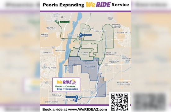 WeRIDE Microtransit Service Expands in Peoria Offering Convenient Local Rides Starting July 1