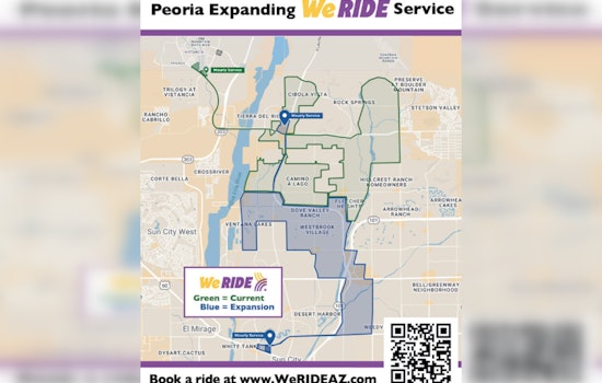 WeRIDE Microtransit Service Expands in Peoria Offering Convenient Local Rides Starting July 1