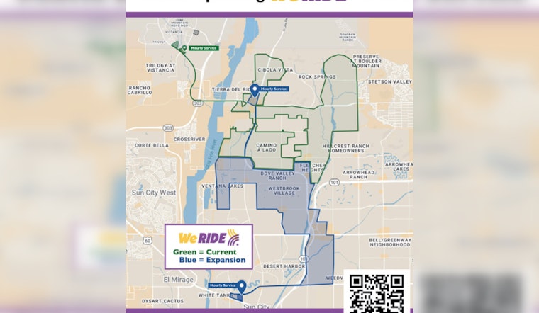 WeRIDE Microtransit Service Expands in Peoria Offering Convenient Local Rides Starting July 1