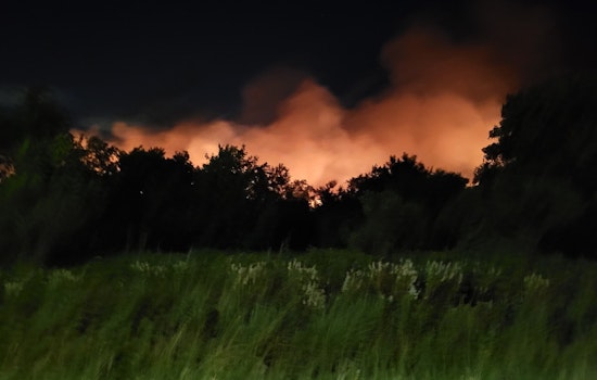 Wildfire Engulfs Bolivar Peninsula Bird Sanctuary as Volunteer Firefighters Battle the Blaze