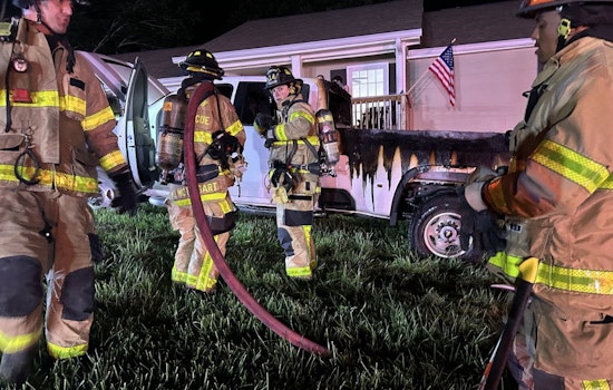 Williamson County Fire Controlled by Sheriff's Deputy: Improper Disposal of Fireworks Cited as Cause