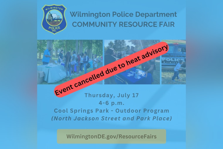 Wilmington Police Department Cancels July 17 Community Resource Fair Due to Soaring Temperatures and Heat Advisory
