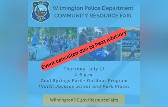 Wilmington Police Department Cancels July 17 Community Resource Fair Due to Soaring Temperatures and Heat Advisory