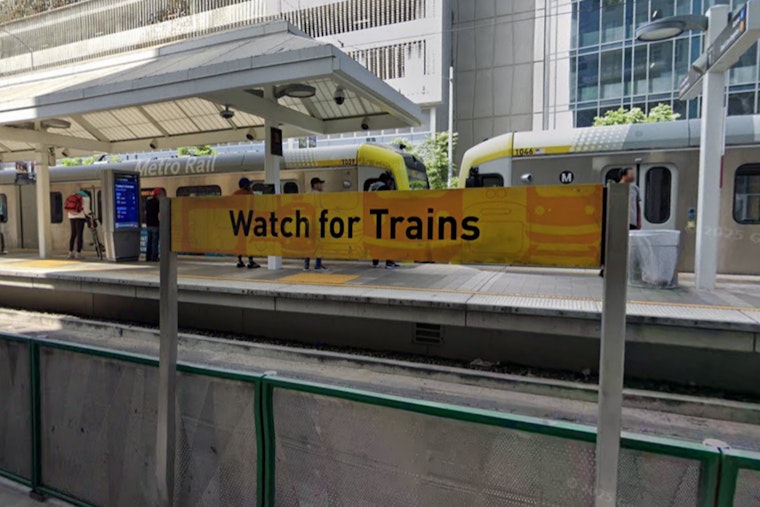 Woman in Critical Condition After Collision with Metro Train in Downtown Los Angeles