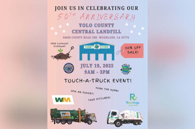Yolo County Central Landfill Celebrates 50 Years of Waste Innovation with Community Event in Woodland