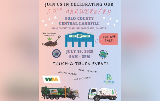 Yolo County Central Landfill Celebrates 50 Years of Waste Innovation with Community Event in Woodland