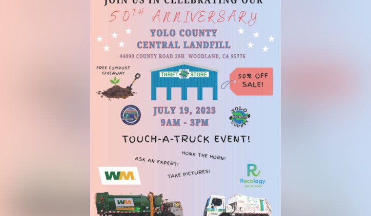 Yolo County Central Landfill Celebrates 50 Years of Waste Innovation with Community Event in Woodland
