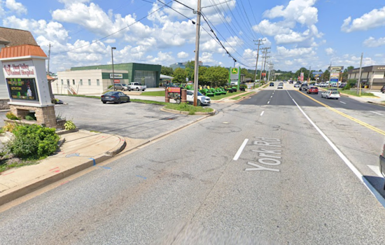 York Road in Hunt Valley Shut Down Due to Water Main Break, Repairs May Take Two Days