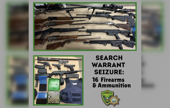 Yuba County Sheriff's Department Seizes Illegal Armaments, Sven Johnson Sought for Firearm-Related Offenses in Olivehurst