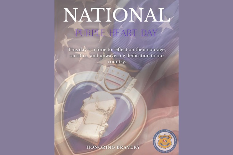 Cleveland Police Honor Wounded Heroes on National Purple Heart Day