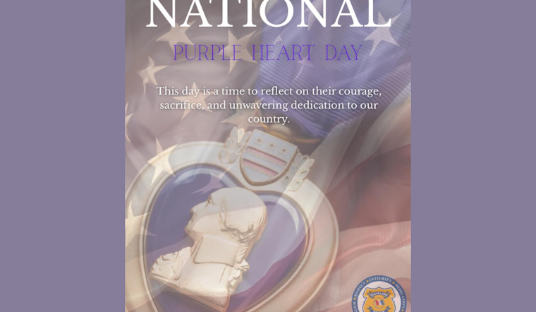 Cleveland Police Honor Wounded Heroes on National Purple Heart Day