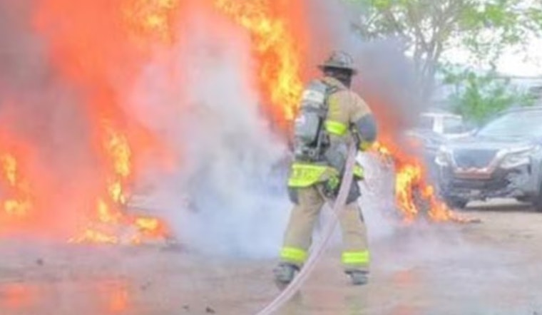 10 Vehicles Damaged as Fire Erupts at Fort Lauderdale Car Lot, No Injuries Reported