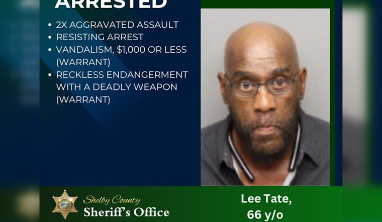 66-Year-Old Man Arrested, Charged with Aggravated Assault After Altercation with Shelby County Deputies in Lakeland