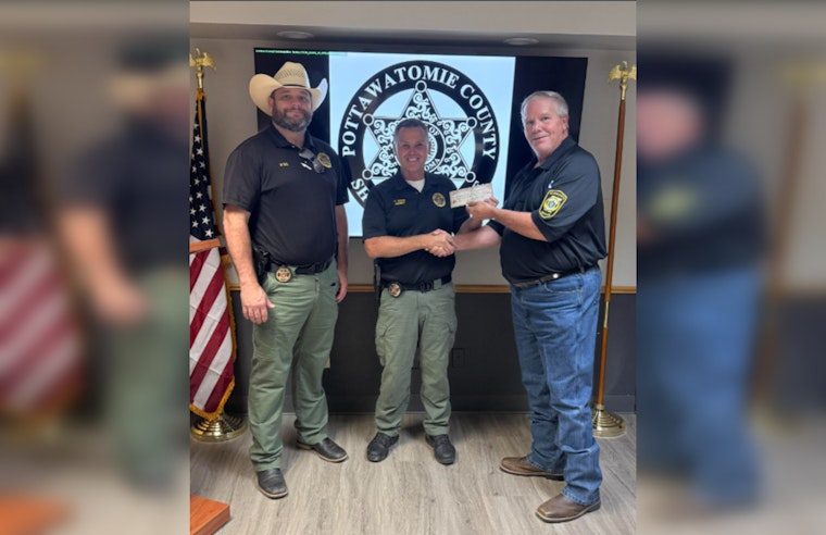 9th Annual Justin Terney Memorial Poker Run Donates $4,500 to Pottawatomie County Sheriff’s Office in Oklahoma