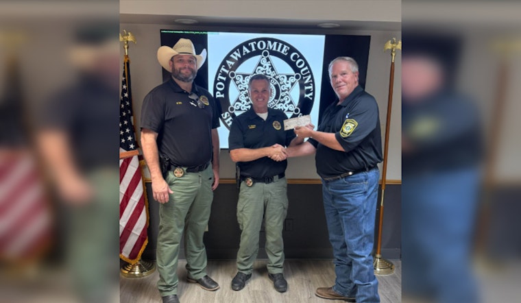9th Annual Justin Terney Memorial Poker Run Donates $4,500 to Pottawatomie County Sheriff’s Office in Oklahoma