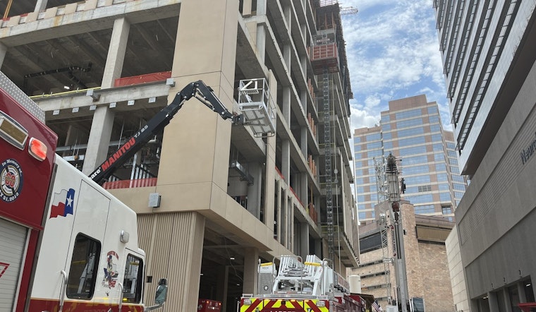 Construction Worker Rescued by Houston Fire Dept. After 15-Foot Fall at Texas Medical Center Site
