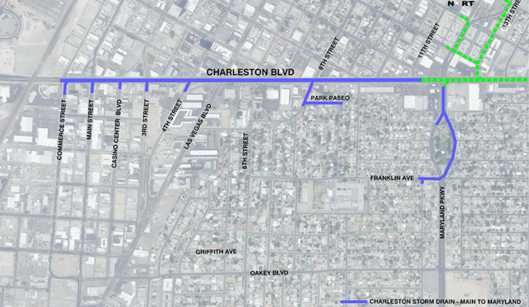 Las Vegas Commuters Brace for Detours as Maryland Parkway Flood Control Project Starts August 11