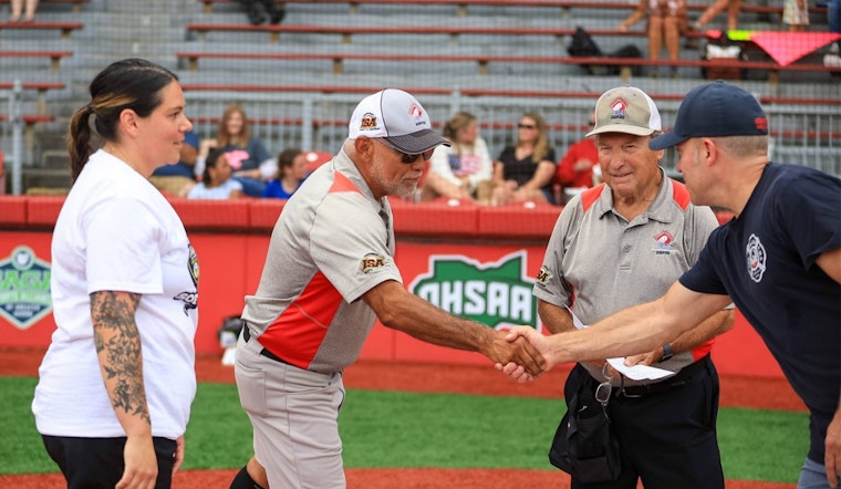 Akron Celebrates Firestone Stadium's 100th Anniversary with Friendly Police vs. Fire Department Softball Game