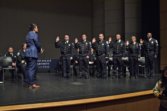 Akron Police Department Celebrates Promotion of 12 Officers at Akron Main Library Auditorium