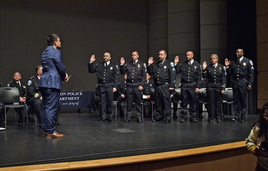Akron Police Department Celebrates Promotion of 12 Officers at Akron Main Library Auditorium
