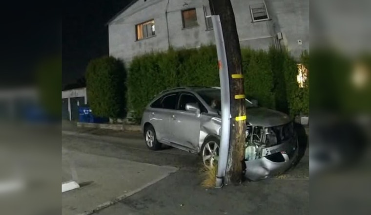 Alhambra Driver Arrested for DUI After Striking Power Pole on Granada Ave