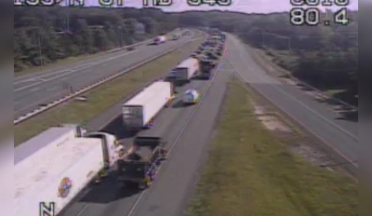 All Lanes Closed: Single-Vehicle Crash on Northbound I-95 Near Maryland House Causes Major Delays